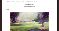 Desktop Screenshot of clairebigbee.com